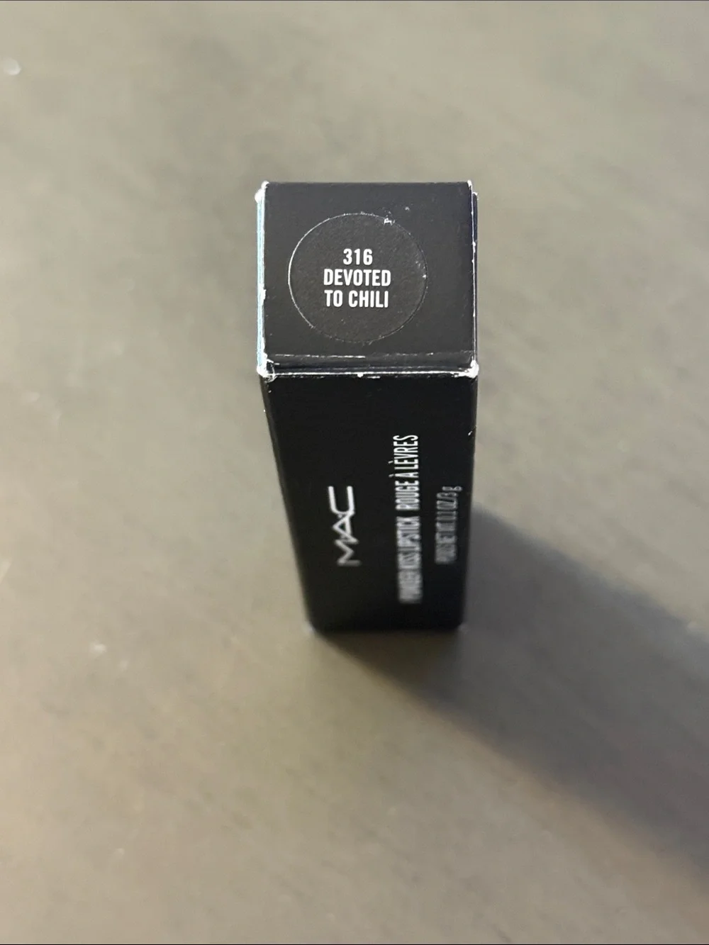 MAC Devoted to Chili Powder Kiss Lipstick NWT